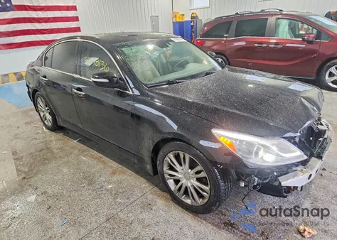 2013 Hyundai Genesis 3.8L from USA, damaged, VIN KMHGC4DD2DU246326